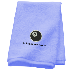 Personalised 8 Ball Sports Towels Terry Cotton Towel